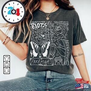 Paramore Doodle Art Shirt Retro Album Lyrics